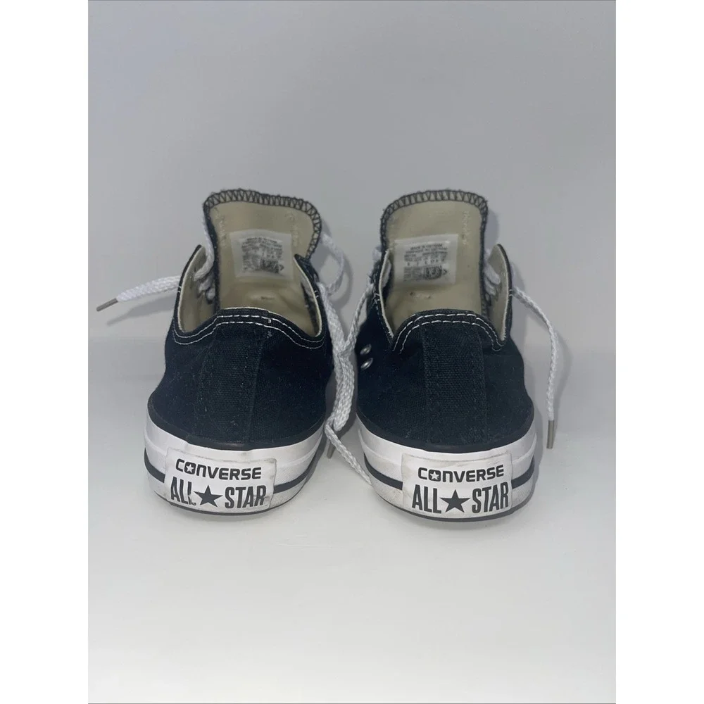 Black Converse All Star Size 5Men 7Women Shoes Low Top Chuck Taylor GUC